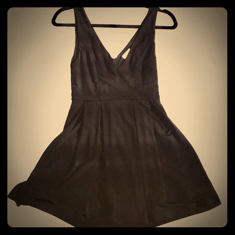 Black babydoll dress